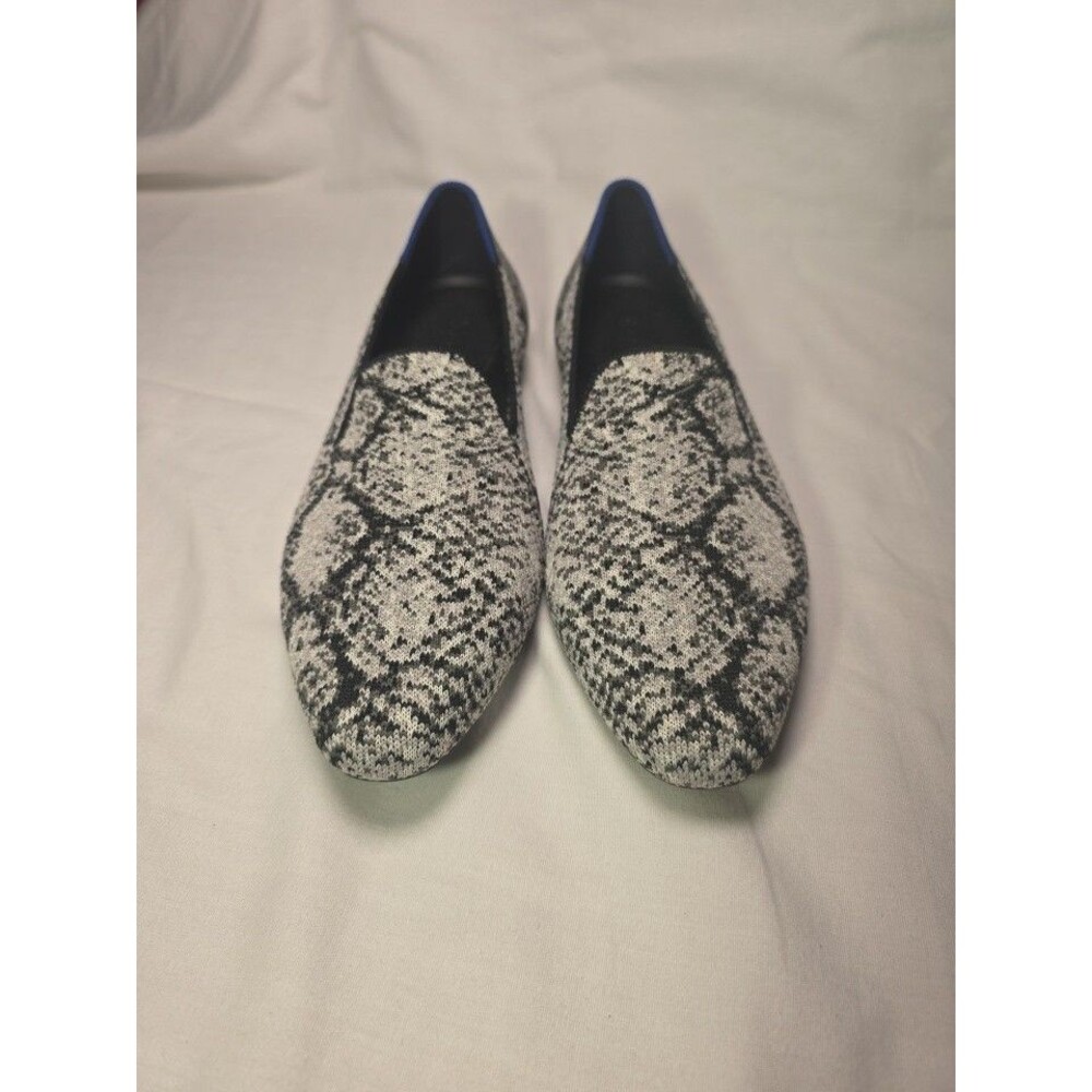 ROTHYS the point python slip on flats 8.5